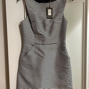 Armani Exchange sleeveless striped dress